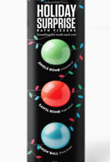 Da Bomb Bath Fizzers Jingle/Santa/Snow 3 Pack Bath Bomb