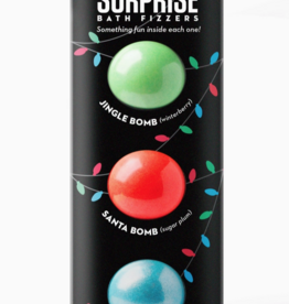 Da Bomb Bath Fizzers Jingle/Santa/Snow 3 Pack Bath Bomb