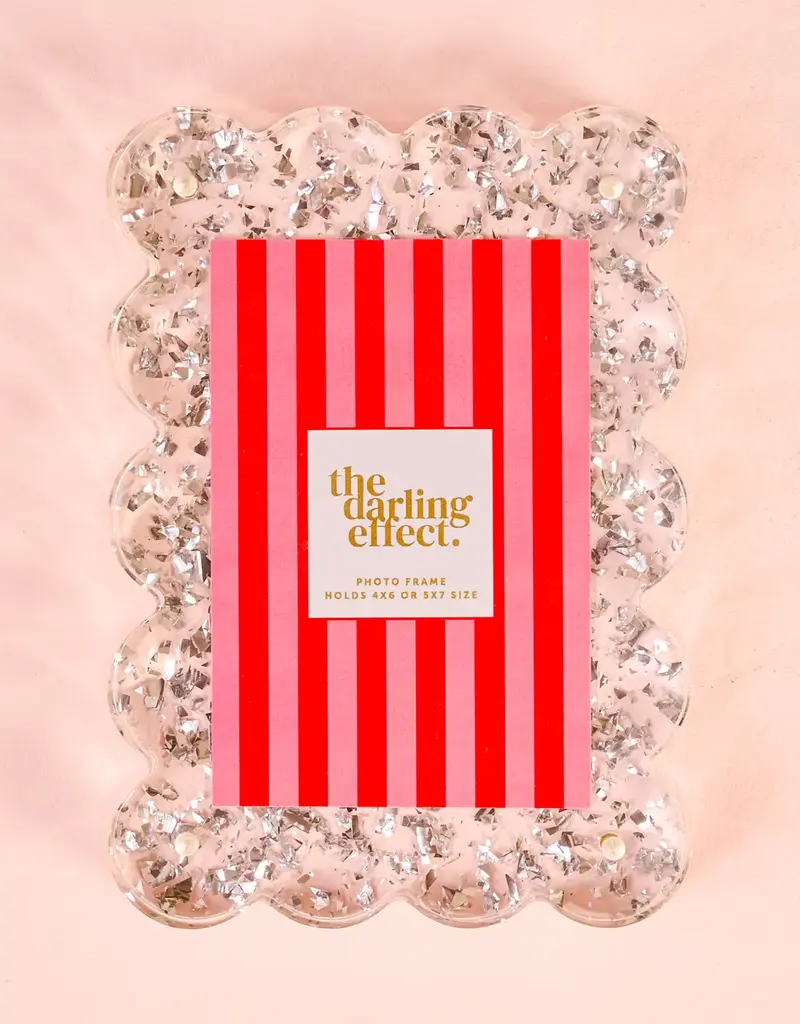 509 Broadway Rectangular Scalloped Acrylic Picture Frame