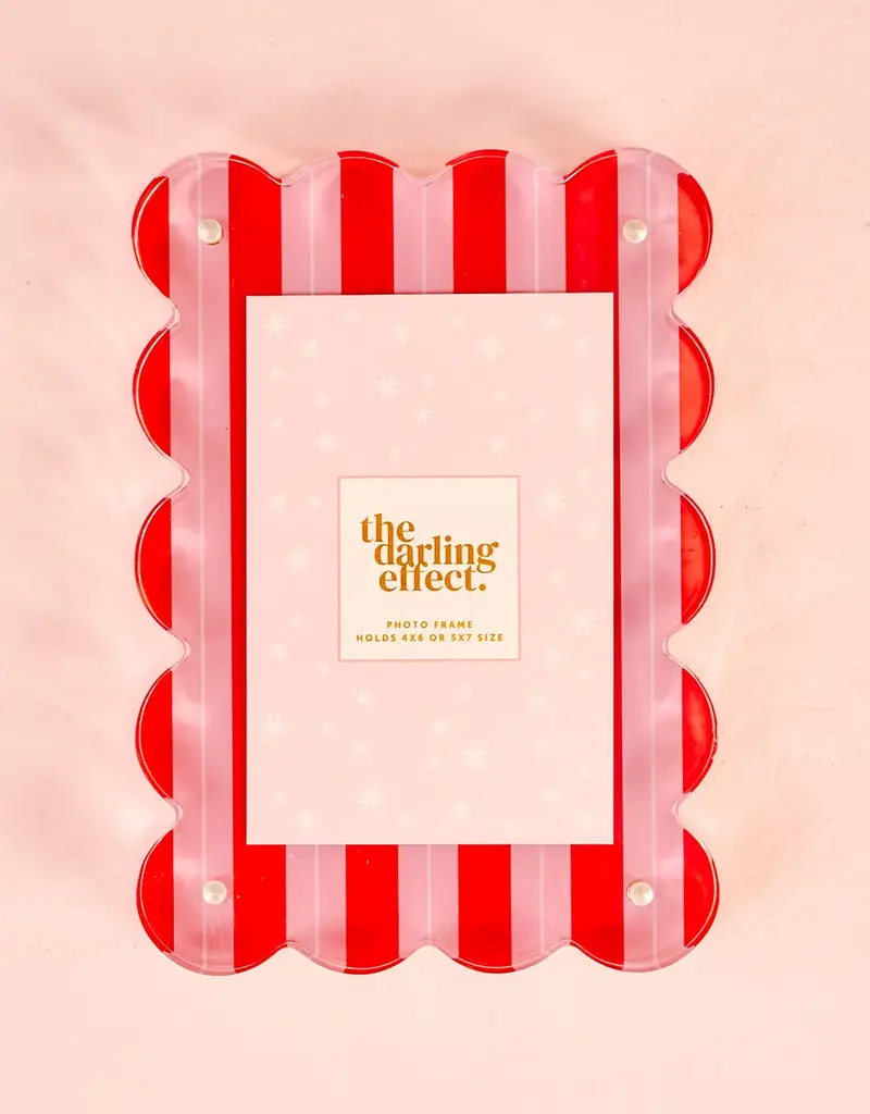 509 Broadway Rectangular Scalloped Acrylic Picture Frame