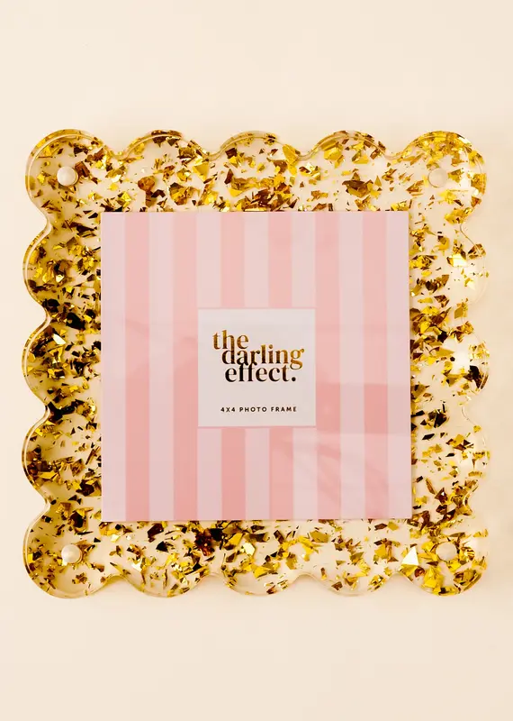 509 Broadway Square Scalloped Acrylic Picture Frame