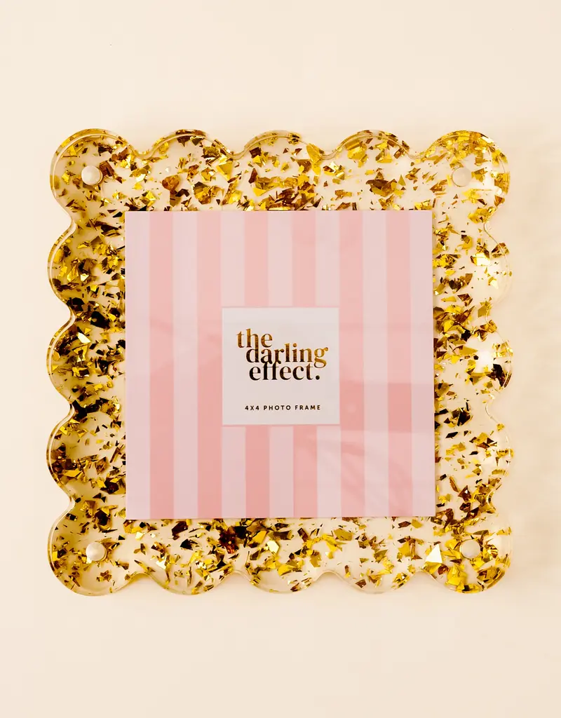 509 Broadway Square Scalloped Acrylic Picture Frame