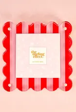 509 Broadway Square Scalloped Acrylic Picture Frame