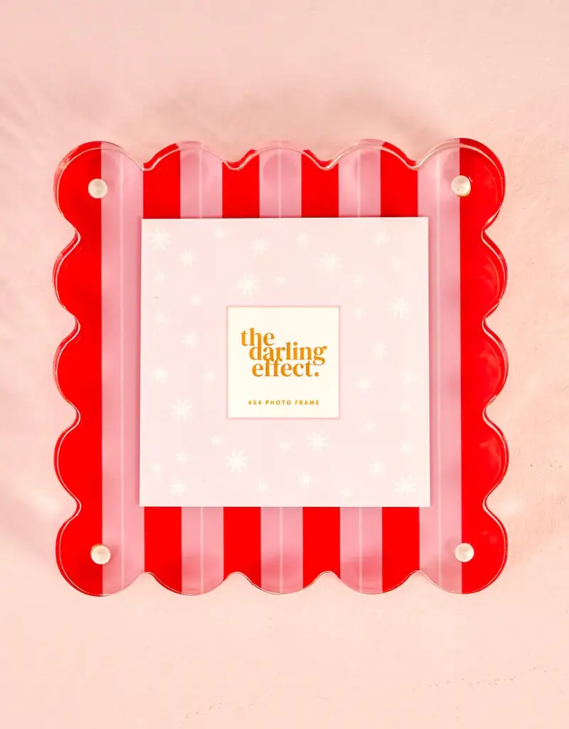 509 Broadway Square Scalloped Acrylic Picture Frame