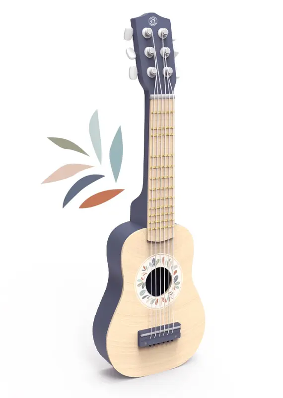 509 Broadway Blue Wooden Toy Guitar