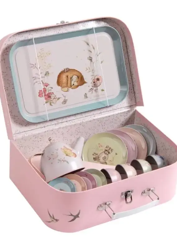 509 Broadway Suitcase - Tea Party Metal Set the Rosalies