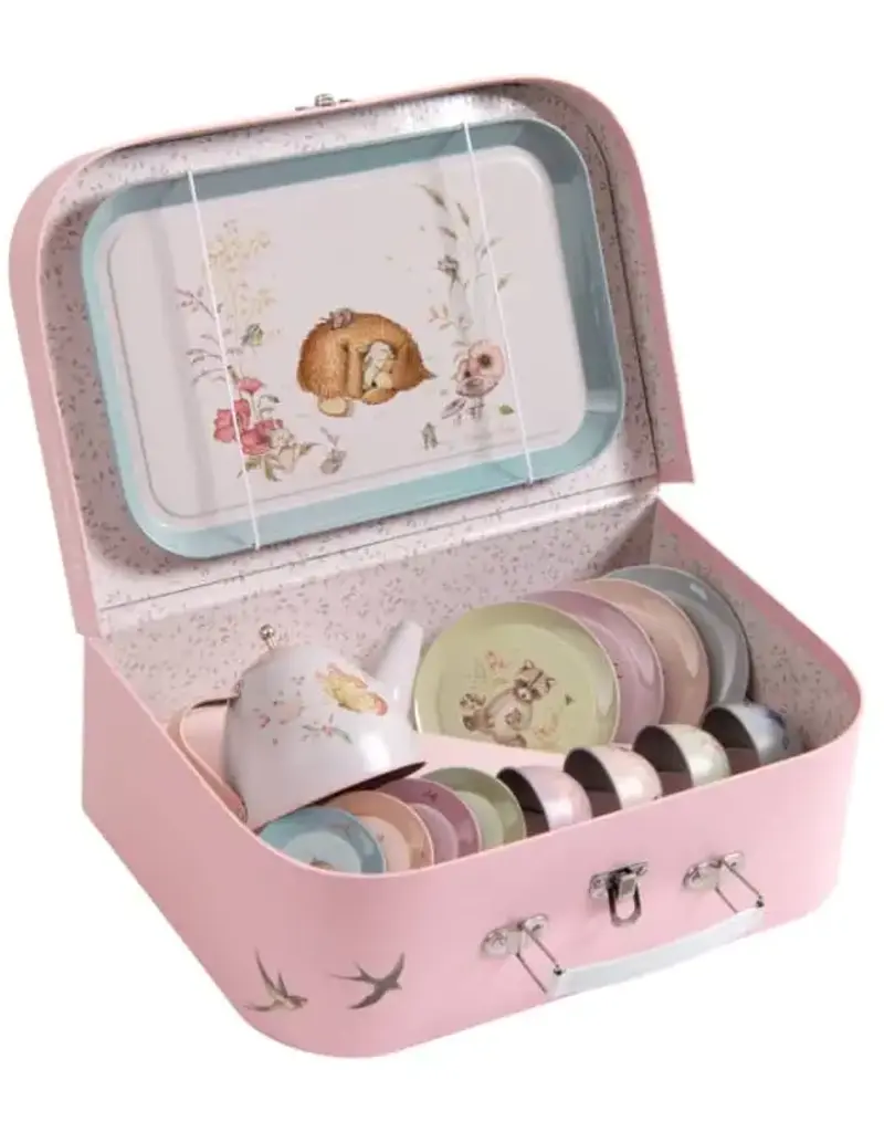 509 Broadway Suitcase - Tea Party Metal Set the Rosalies