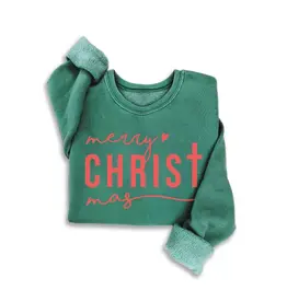 509 Broadway Merry Christmas Mineral Sweatshirt