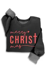 509 Broadway Merry Christmas Mineral Sweatshirt