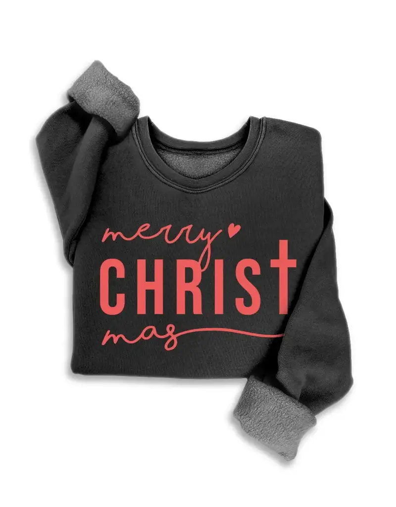 509 Broadway Merry Christmas Mineral Sweatshirt