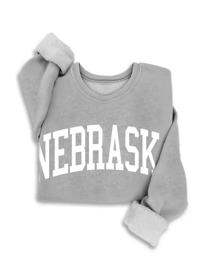 509 Broadway Nebraska Mineral Wash Sweatshirt
