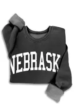 509 Broadway Nebraska Mineral Wash Sweatshirt