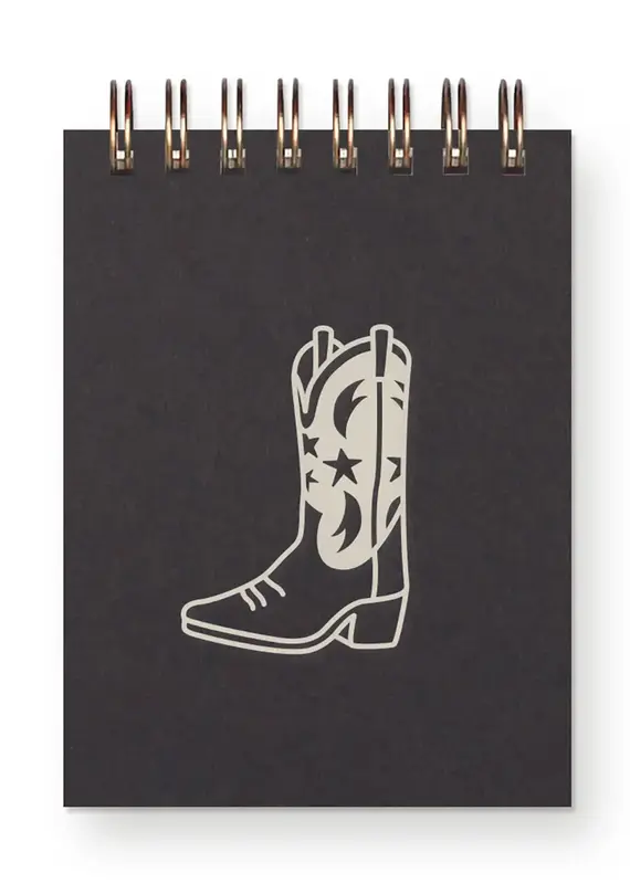 509 Broadway Cowboy Boot Mini Jotter Notebook