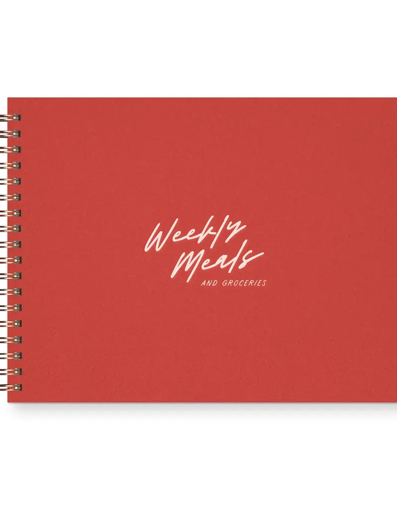 509 Broadway Retro Weekly Meal Planner