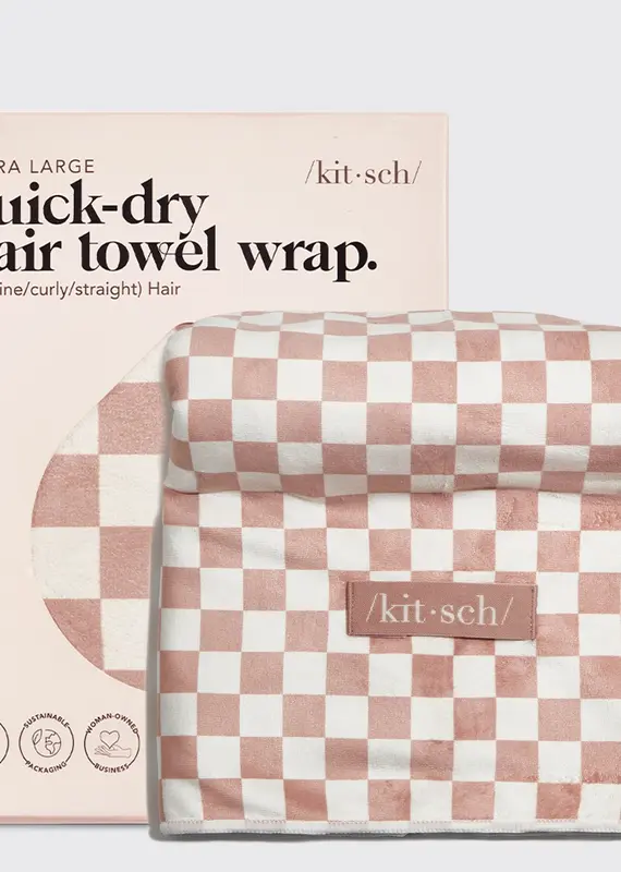 509 Broadway Extra Large Quick-Dry Hair Towel Wrap