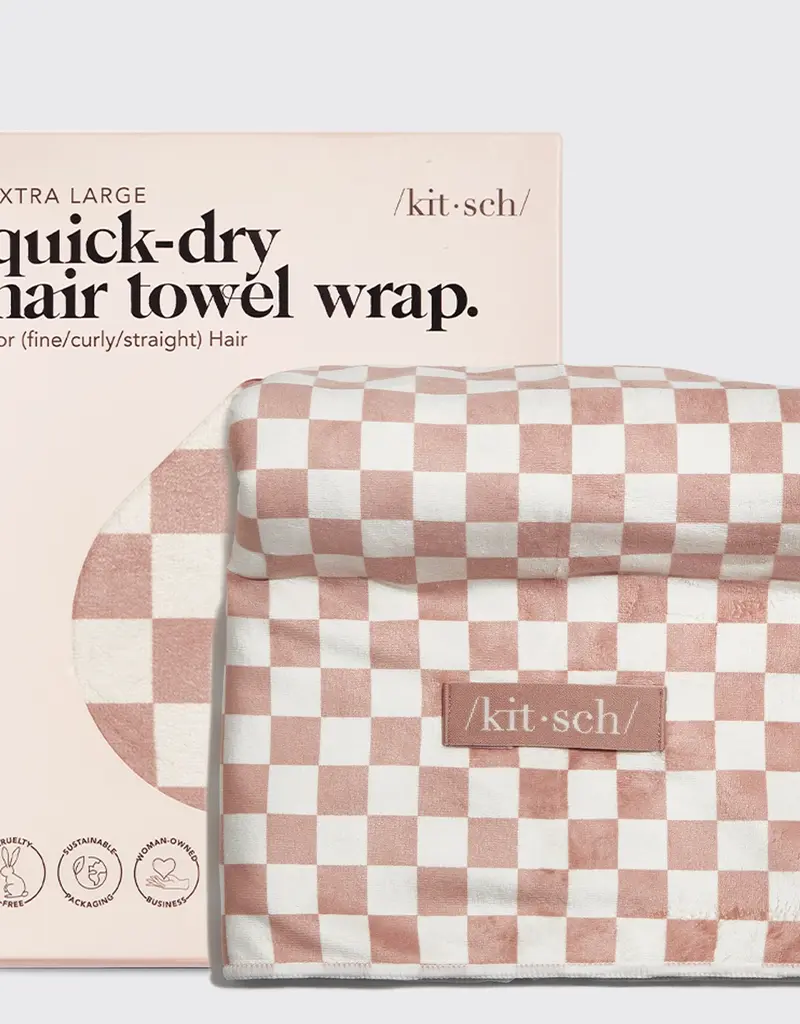 509 Broadway Extra Large Quick-Dry Hair Towel Wrap