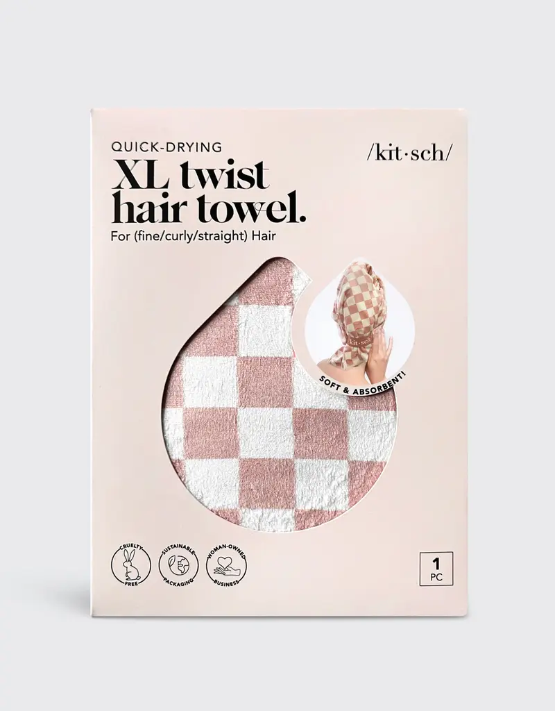 509 Broadway Extra Large Quick-Dry Hair Towel Wrap