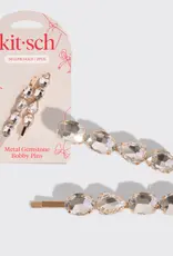 509 Broadway Holiday Gemstone Bobby Pins 2pc Set