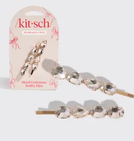 509 Broadway Holiday Gemstone Bobby Pins 2pc Set