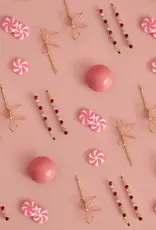 509 Broadway Holiday Gemstone and Bow Bobby Pins 4pc