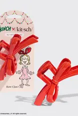 509 Broadway The Grinch X Kitsch Red Bow Claw Clip