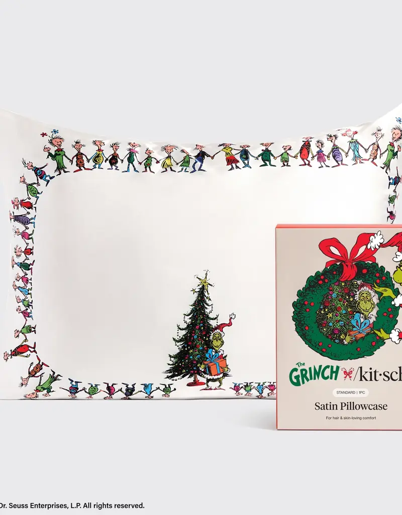 509 Broadway The Grinch X Kitsch Satin Pillowcase