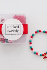 Stacked Sweetly Christmas Craft DIY Bracelet