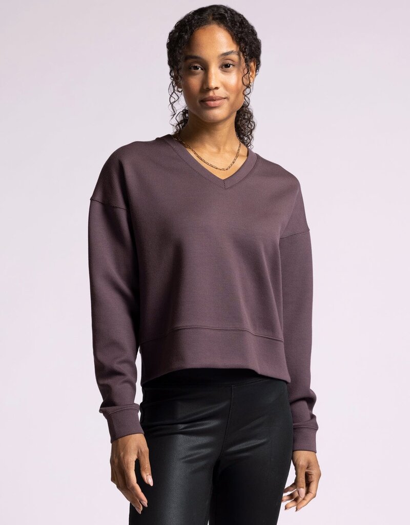 509 Broadway Martina V-Neck Pullover