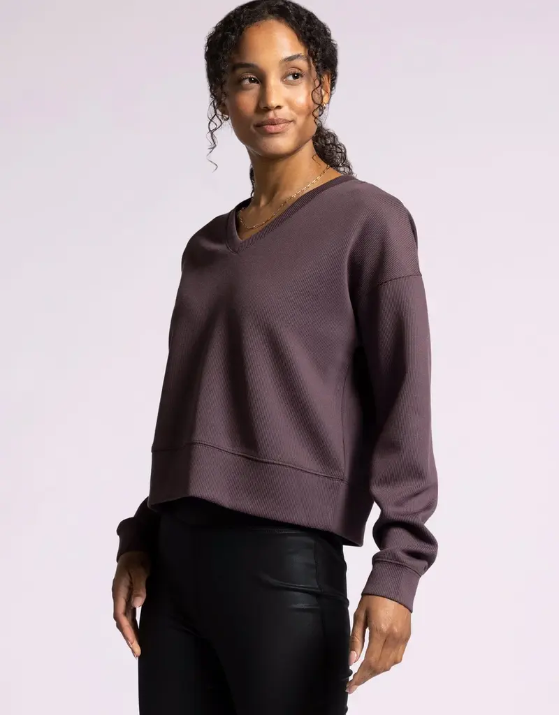 509 Broadway Martina V-Neck Pullover