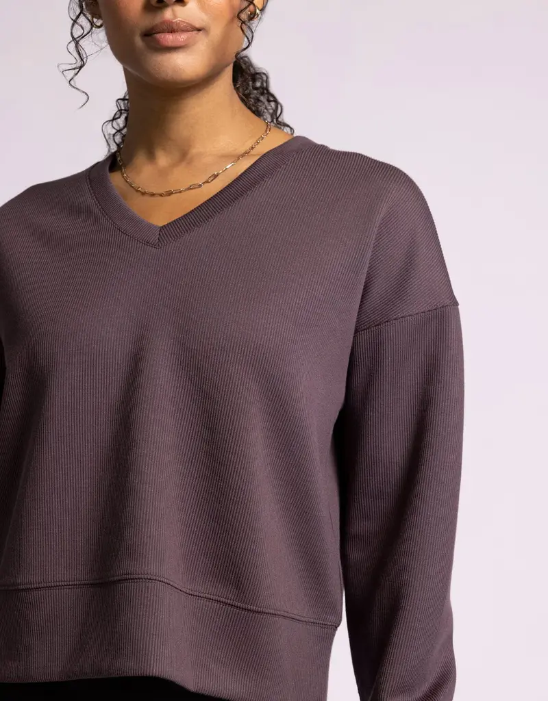 509 Broadway Martina V-Neck Pullover