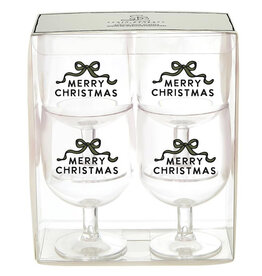 509 Broadway Stack Wine Glass-Set of 4