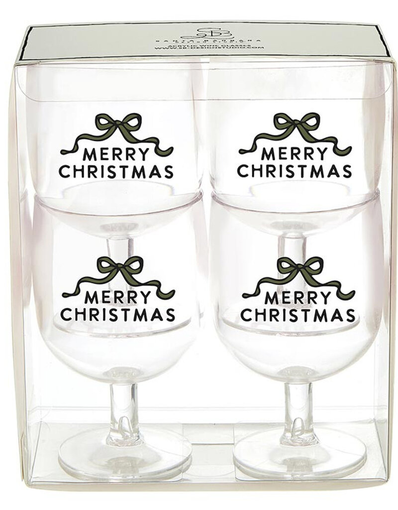 509 Broadway Stack Wine Glass-Set of 4