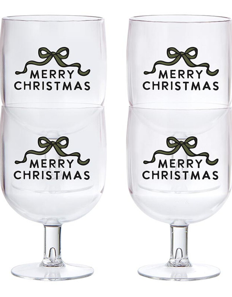 509 Broadway Stack Wine Glass-Set of 4