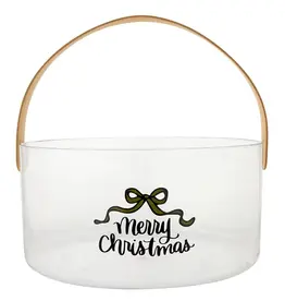 509 Broadway Acrylic Ice Bucket- Merry XMas