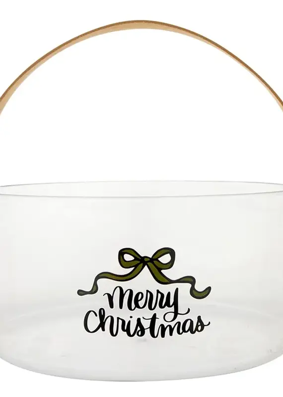 509 Broadway Acrylic Ice Bucket- Merry XMas