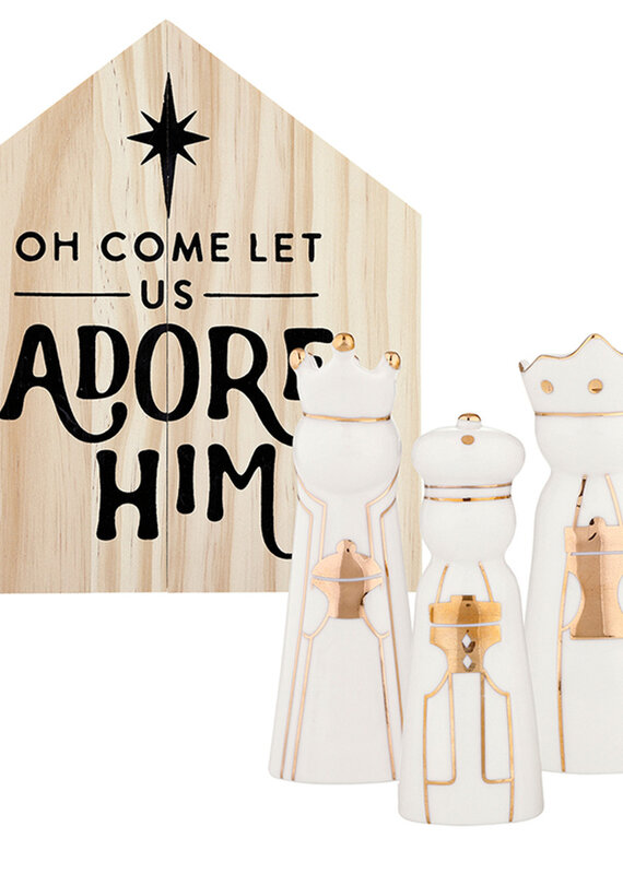 509 Broadway Ceramic 3 King Pine Box