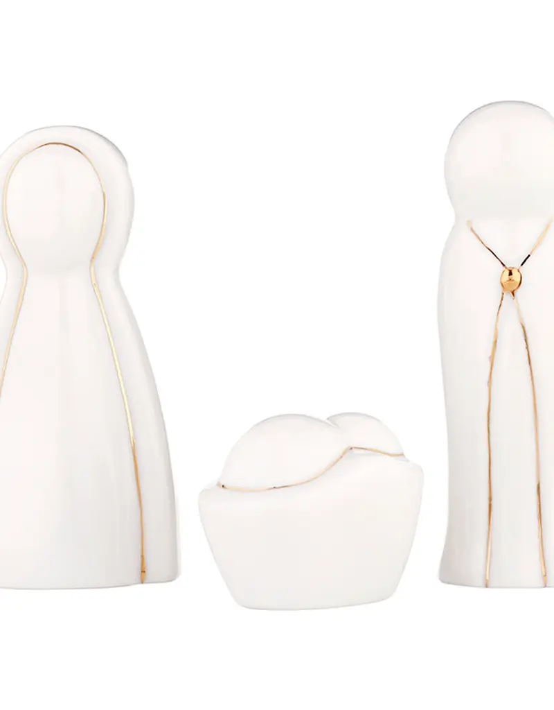 509 Broadway Ceramic Holy Family Pine Box