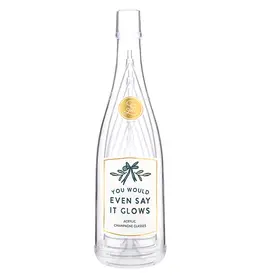 509 Broadway Acrylic Champagne Glass Set