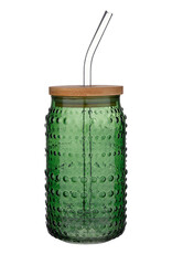 509 Broadway Glass Hobnail Tumbler