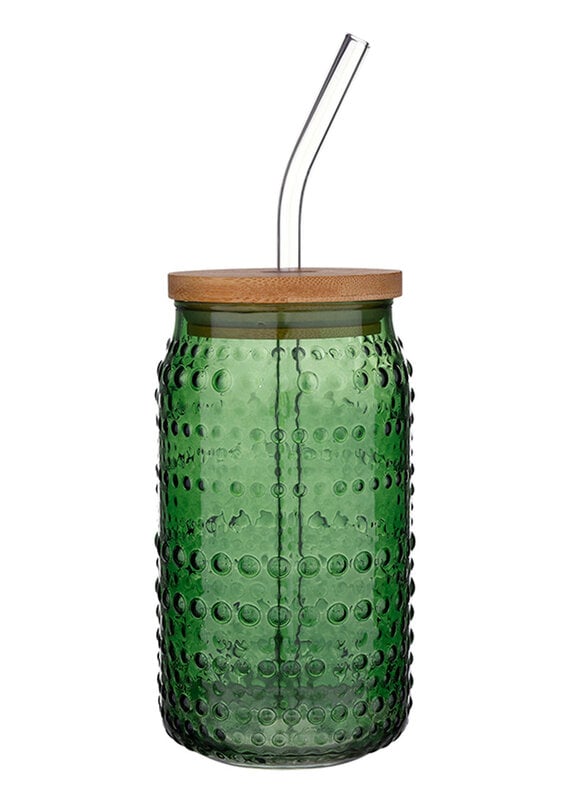 509 Broadway Glass Hobnail Tumbler