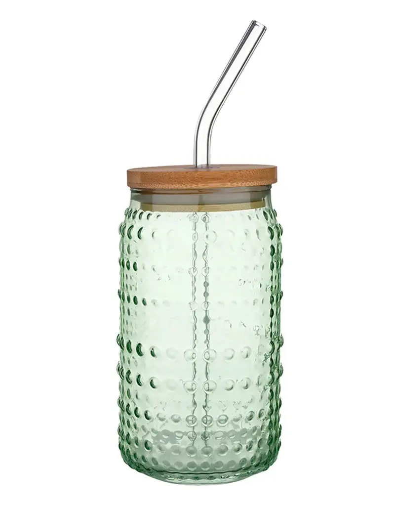 509 Broadway Glass Hobnail Tumbler
