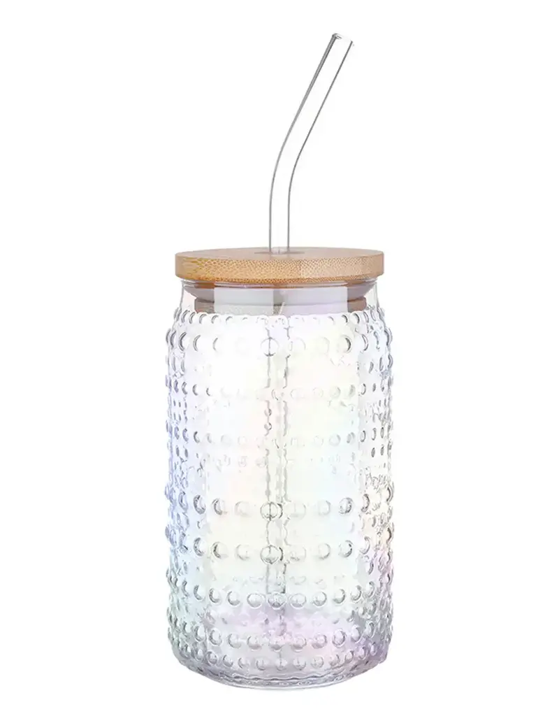 509 Broadway Glass Hobnail Tumbler