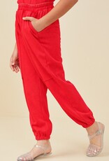 509 Broadway Girls Washed Knit Joggers