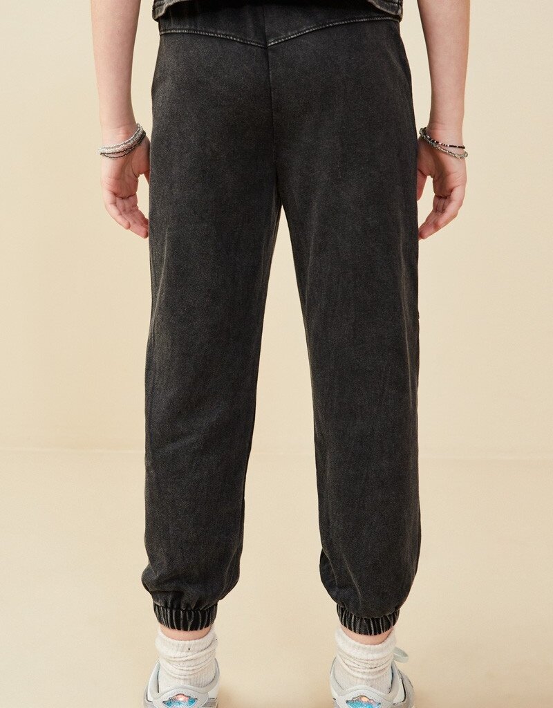 509 Broadway Girls Washed Knit Joggers