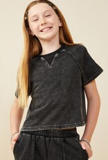 509 Broadway Girls Washed S/S Top
