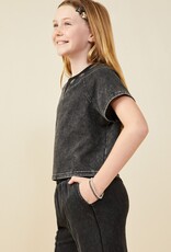 509 Broadway Girls Washed S/S Top