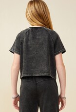 509 Broadway Girls Washed S/S Top