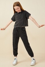 509 Broadway Girls Washed S/S Top