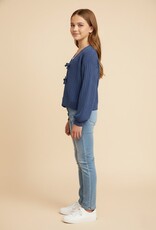 509 Broadway Girls Tie Front Cardigan