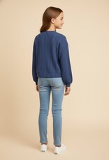 509 Broadway Girls Tie Front Cardigan